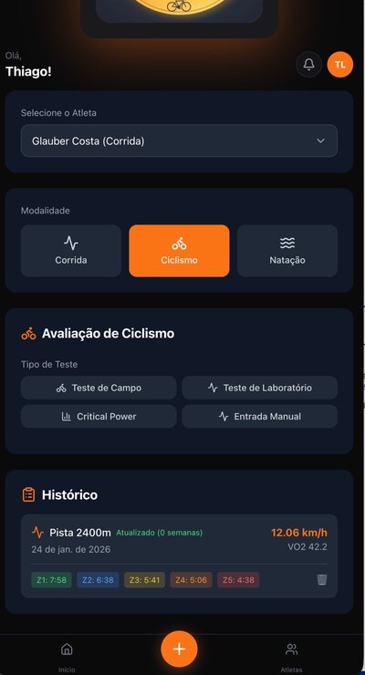 Avaliação de ciclismo