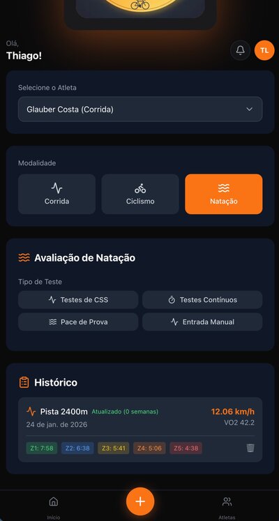 Avaliação de natação