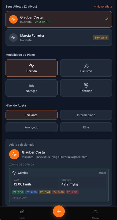 Seleção de modalidade